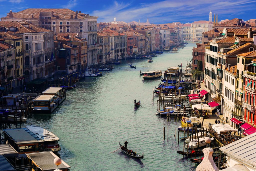 Image showing the canals of Venice.