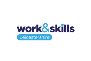 Image shows the Work And Skills Leicestershire Logo
