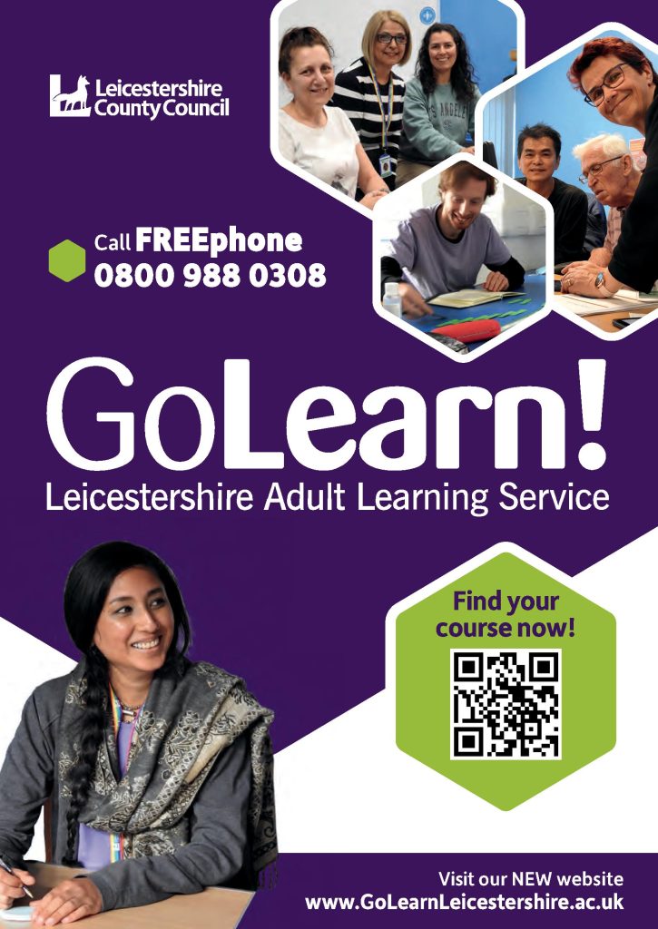 Image shows the front cover of the 2023/24 Go Learn brochure.