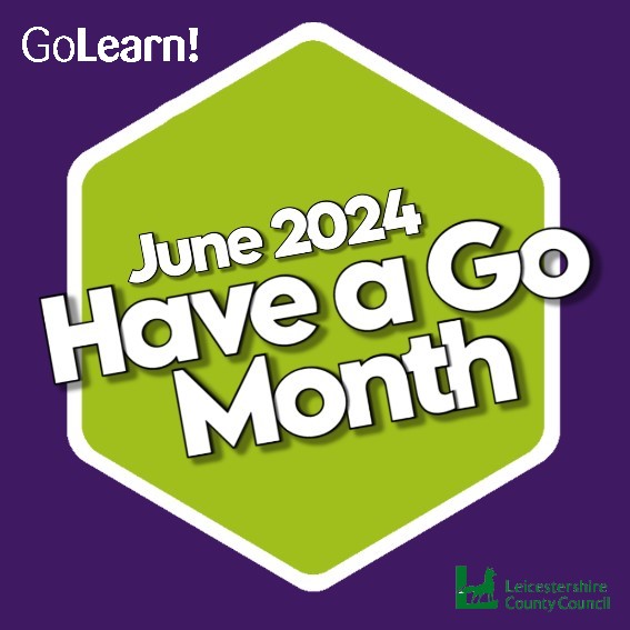 Image shows the Have a Go Month Logo