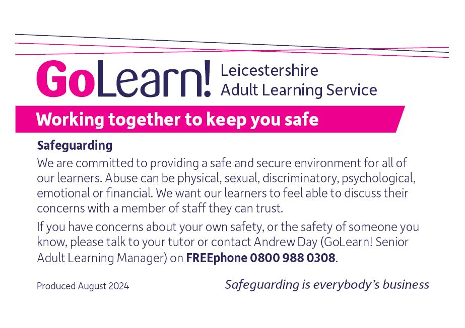 Safeguarding Card