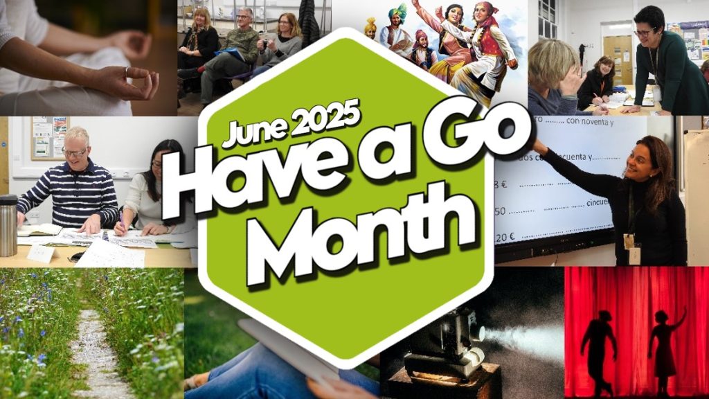 Have a Go Month 2025 Header image, no text.