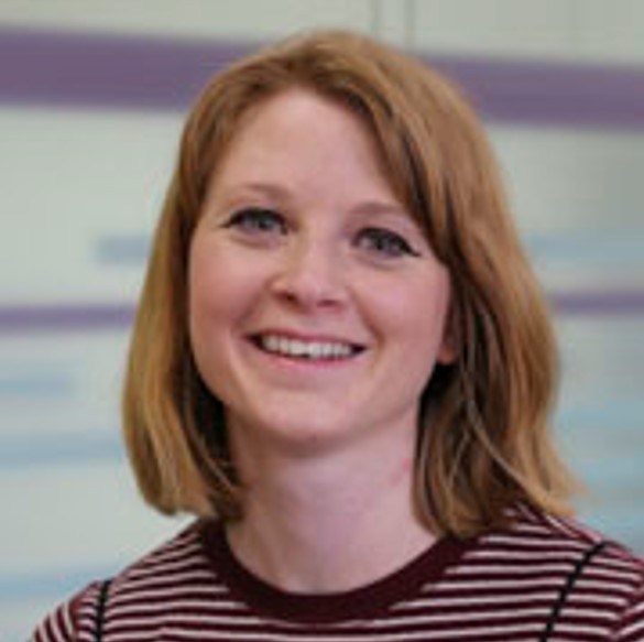 Image shows an apprentice, Jessica smiling in a profile picture.
